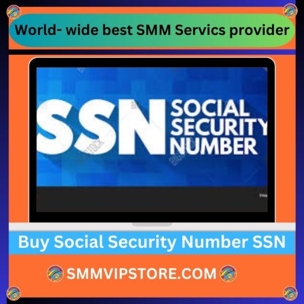 Buy Social Security Number SSN